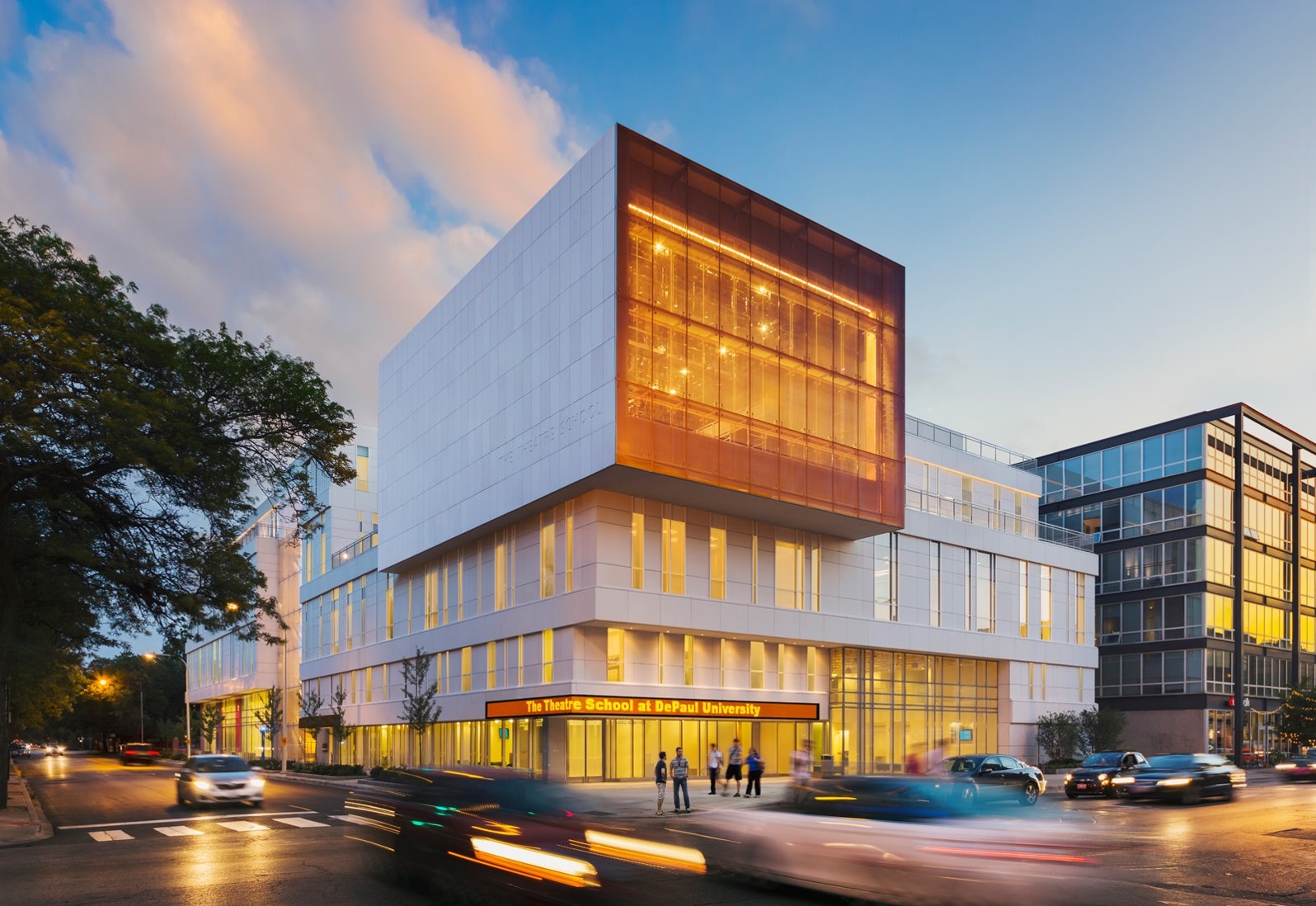 Exterior of the Theatre School building